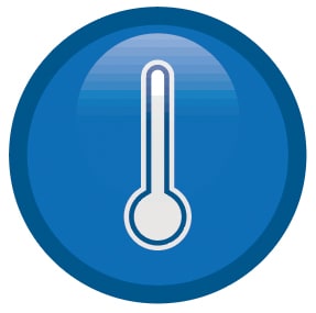 High temperatures icon