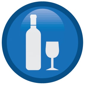 Transport alcohol icon